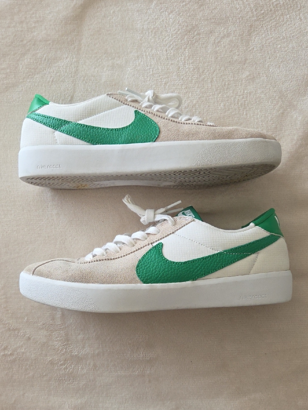 Great Condition Men's Nike Bruin React, White, Size 10.5